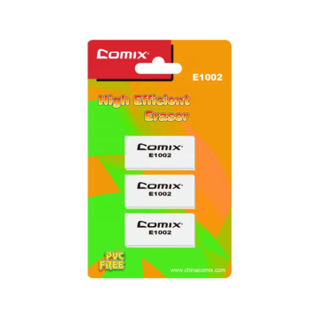 Comix 3 en 1 Mini Soft PVC Free Super Clean Eraser Office Utilisation